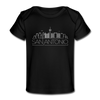 San Antonio, Texas Baby T-Shirt - Organic Skyline San Antonio Infant T-Shirt - black
