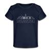San Antonio, Texas Baby T-Shirt - Organic Skyline San Antonio Infant T-Shirt - dark navy