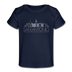 San Antonio, Texas Baby T-Shirt - Organic Skyline San Antonio Infant T-Shirt - dark navy