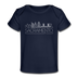 Sacramento, California Baby T-Shirt - Organic Skyline Sacramento Infant T-Shirt - dark navy