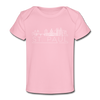 Saint Paul, Minnesota Baby T-Shirt - Organic Skyline Saint Paul Infant T-Shirt - light pink