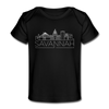 Savannah, Georgia Baby T-Shirt - Organic Skyline Savannah Infant T-Shirt - black