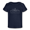 Seattle, Washington Baby T-Shirt - Organic Skyline Seattle Infant T-Shirt