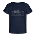 Sioux Falls, South Dakota Baby T-Shirt - Organic Skyline Sioux Falls Infant T-Shirt - dark navy