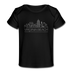 Virginia Beach, Virginia Baby T-Shirt - Organic Skyline Virginia Beach Infant T-Shirt - black