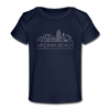 Virginia Beach, Virginia Baby T-Shirt - Organic Skyline Virginia Beach Infant T-Shirt - dark navy