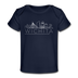 Wichita, Kansas Baby T-Shirt - Organic Skyline Wichita Infant T-Shirt - dark navy