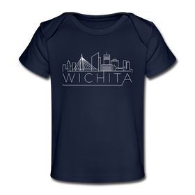 Wichita, Kansas Baby T-Shirt - Organic Skyline Wichita Infant T-Shirt