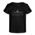Washington DC Baby T-Shirt - Organic Skyline Washington DC Infant T-Shirt - black