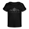 Tampa, Florida Baby T-Shirt - Organic Skyline Tampa Infant T-Shirt - black