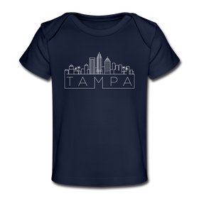 Tampa, Florida Baby T-Shirt - Organic Skyline Tampa Infant T-Shirt