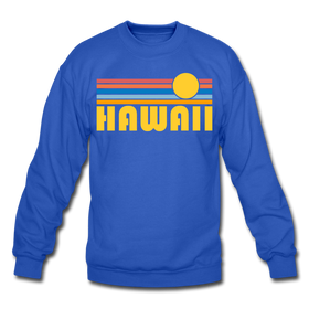 Hawaii Sweatshirt - Retro Sunrise Hawaii Crewneck Sweatshirt