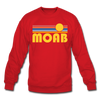 Moab, Utah Sweatshirt - Retro Sunrise Moab Crewneck Sweatshirt