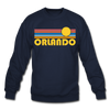 Orlando, Florida Sweatshirt - Retro Sunrise Orlando Crewneck Sweatshirt