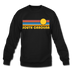 South Carolina Sweatshirt - Retro Sunrise South Carolina Crewneck Sweatshirt - black