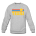 Texas Sweatshirt - Retro Sunrise Texas Crewneck Sweatshirt - heather gray