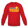 Texas Sweatshirt - Retro Sunrise Texas Crewneck Sweatshirt