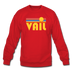 Vail, Colorado Sweatshirt - Retro Sunrise Vail Crewneck Sweatshirt - red