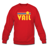 Vail, Colorado Sweatshirt - Retro Sunrise Vail Crewneck Sweatshirt