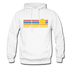 Anna Maria Island, Florida Hoodie - Retro Sunrise Anna Maria Island Crewneck Hooded Sweatshirt - white