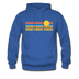 Anna Maria Island, Florida Hoodie - Retro Sunrise Anna Maria Island Crewneck Hooded Sweatshirt - royal blue