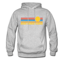 Anna Maria Island, Florida Hoodie - Retro Sunrise Anna Maria Island Crewneck Hooded Sweatshirt - heather gray