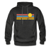 Anna Maria Island, Florida Hoodie - Retro Sunrise Anna Maria Island Crewneck Hooded Sweatshirt - charcoal gray