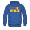 Boise, Idaho Hoodie - Retro Sunrise Boise Hooded Sweatshirt