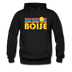 Boise, Idaho Hoodie - Retro Sunrise Boise Crewneck Hooded Sweatshirt - black