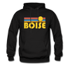 Boise, Idaho Hoodie - Retro Sunrise Boise Hooded Sweatshirt