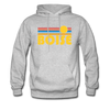 Boise, Idaho Hoodie - Retro Sunrise Boise Hooded Sweatshirt