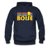 Boise, Idaho Hoodie - Retro Sunrise Boise Crewneck Hooded Sweatshirt - navy
