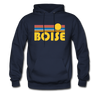 Boise, Idaho Hoodie - Retro Sunrise Boise Hooded Sweatshirt