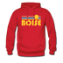 Boise, Idaho Hoodie - Retro Sunrise Boise Crewneck Hooded Sweatshirt - red