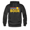 Boise, Idaho Hoodie - Retro Sunrise Boise Hooded Sweatshirt