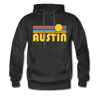 Austin, Texas Hoodie - Retro Sunrise Austin Hooded Sweatshirt
