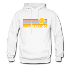 Breckenridge, Colorado Hoodie - Retro Sunrise Breckenridge Hooded Sweatshirt