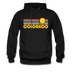 Colorado Hoodie - Retro Sunrise Colorado Crewneck Hooded Sweatshirt - black