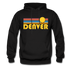 Denver, Colorado Hoodie - Retro Sunrise Denver Crewneck Hooded Sweatshirt - black