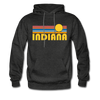 Indiana Hoodie - Retro Sunrise Indiana Hooded Sweatshirt