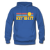 Key West, Florida Hoodie - Retro Sunrise Key West Crewneck Hooded Sweatshirt - royal blue
