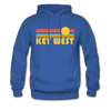 Key West, Florida Hoodie - Retro Sunrise Key West Hooded Sweatshirt