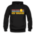Los Angeles, California Hoodie - Retro Sunrise Los Angeles Crewneck Hooded Sweatshirt - black