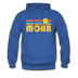 Moab, Utah Hoodie - Retro Sunrise Moab Crewneck Hooded Sweatshirt - royal blue