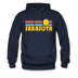 Sarasota, Florida Hoodie - Retro Sunrise Sarasota Crewneck Hooded Sweatshirt - navy