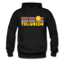 Telluride, Colorado Hoodie - Retro Sunrise Telluride Crewneck Hooded Sweatshirt - black