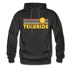 Telluride, Colorado Hoodie - Retro Sunrise Telluride Crewneck Hooded Sweatshirt - charcoal gray