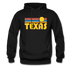 Texas Hoodie - Retro Sunrise Texas Crewneck Hooded Sweatshirt - black