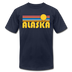Alaska T-Shirt - Retro Sunrise Unisex Alaska T Shirt - navy