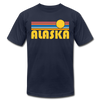 Alaska T-Shirt - Retro Sunrise Unisex Alaska T Shirt